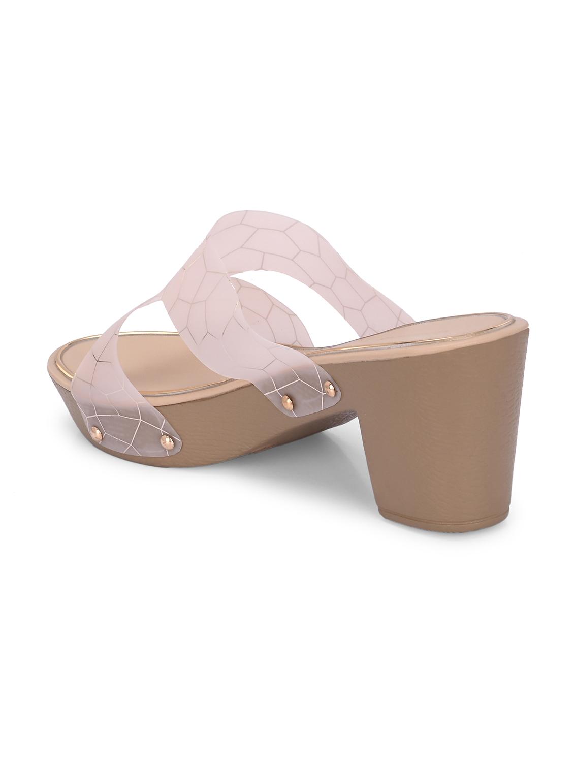 women beige slip on sandal - 21845525 - Standard Image - 4