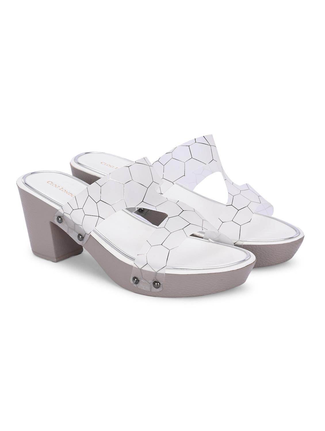 women grey slip on sandal - 21845526 -  Standard Image - 1