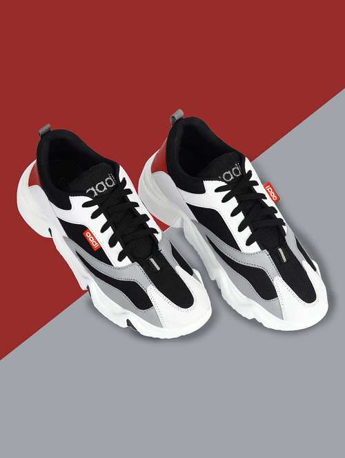 men color block lace up shoe - 21853527 - Standard Image - 0
