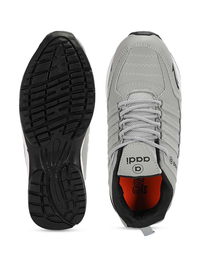 men grey lace up sport shoe - 21853532 -  Standard Image - 4