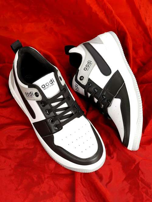 men white lace up sneaker - 21853634 -  Standard Image - 0