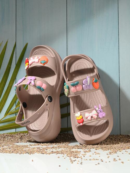 women mauve back strap sandal - 21853638 -  Standard Image - 0