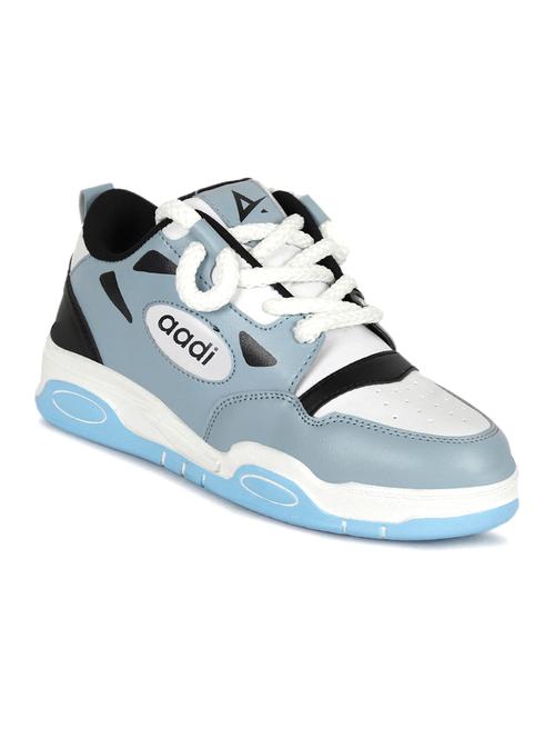 women light blue lace up sneaker - 21853641 - Standard Image - 0