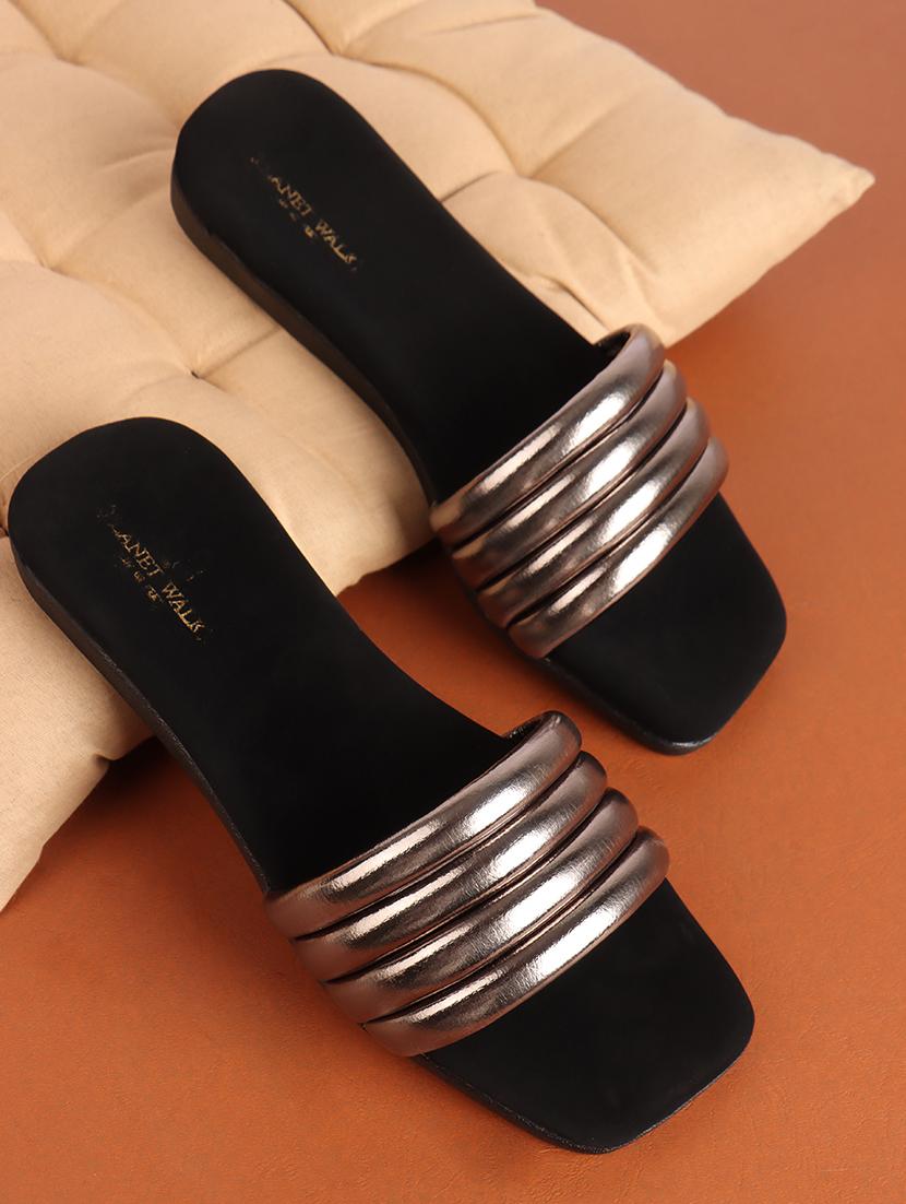 women grey slip on sandal - 21853747 - Zoom Image - 0