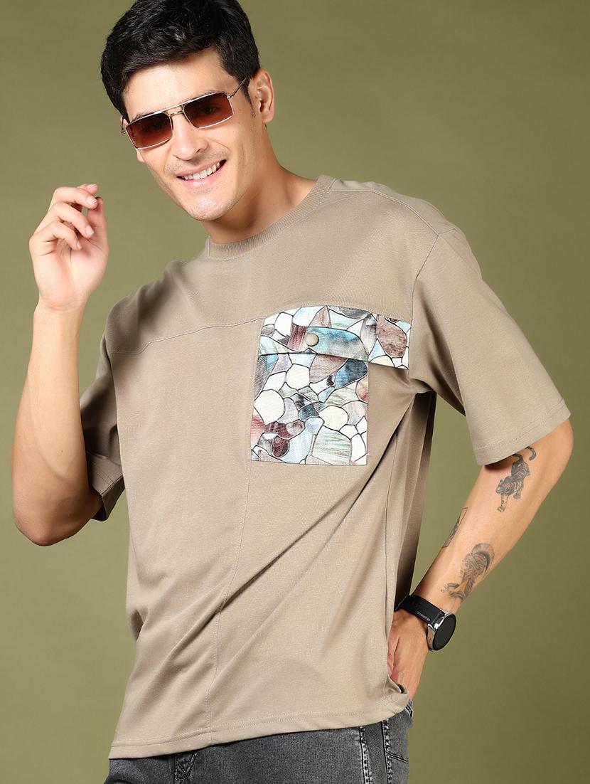 men printed short sleeve loose fit t-shirt - 21853828 - Zoom Image - 0