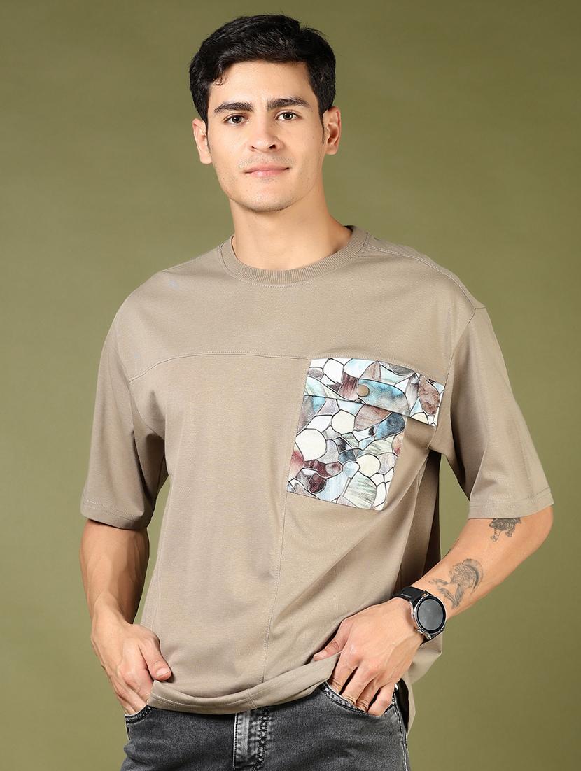 men printed short sleeve loose fit t-shirt - 21853828 - Standard Image - 1