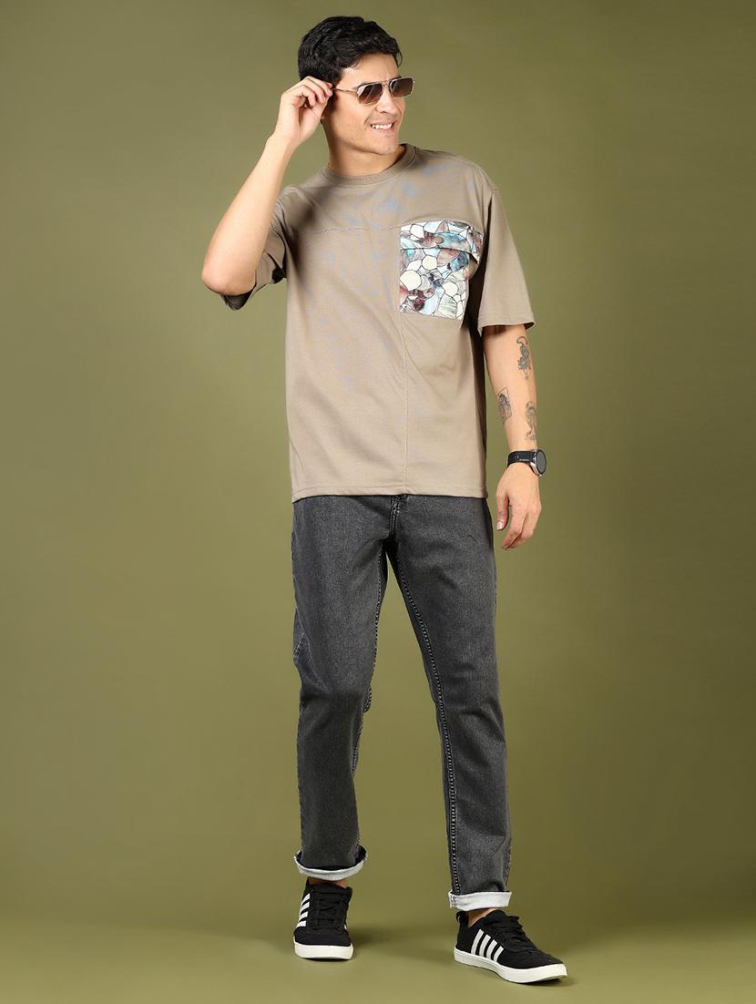men printed short sleeve loose fit t-shirt - 21853828 - Standard Image - 4