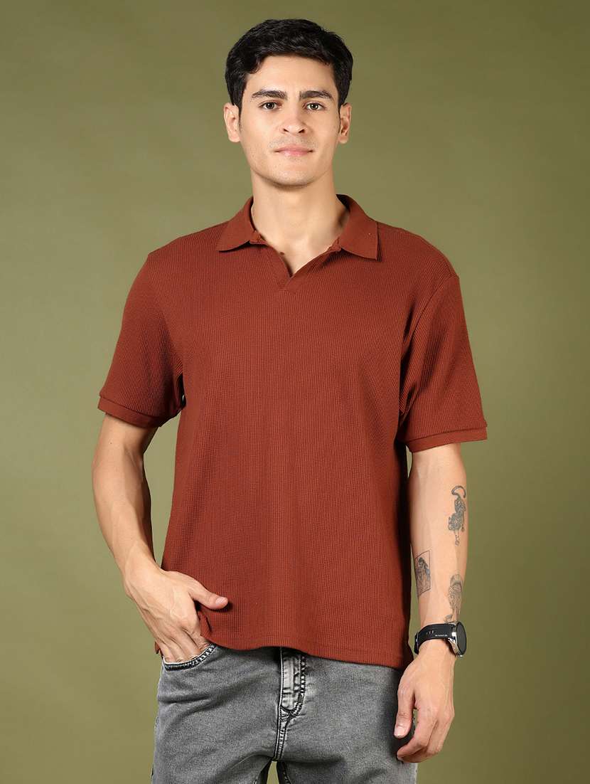 men solid short sleeve regular fit polo t-shirt - 21853830 -  Standard Image - 1