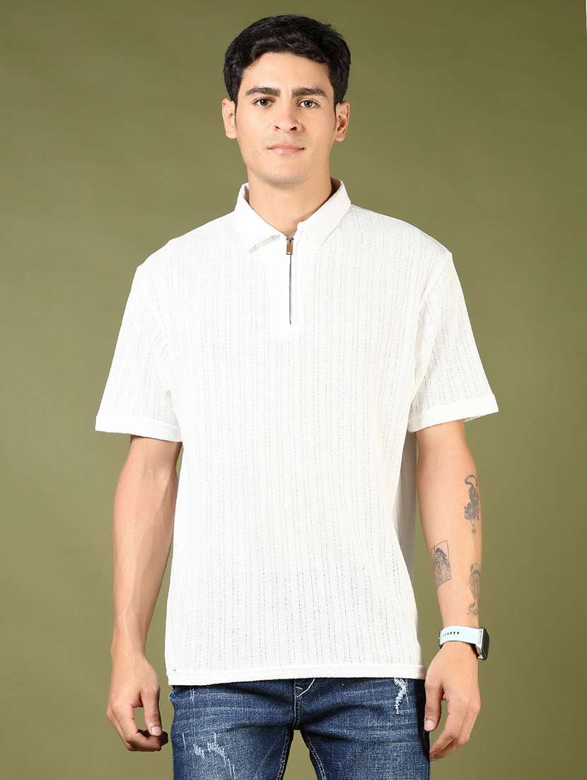 men self design short sleeve regular fit polo t-shirt - 21853834 -  Standard Image - 1