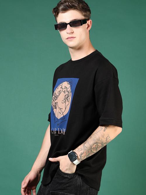 men black graphic short sleeve regular fit t-shirt - 21853853 -  Standard Image - 0