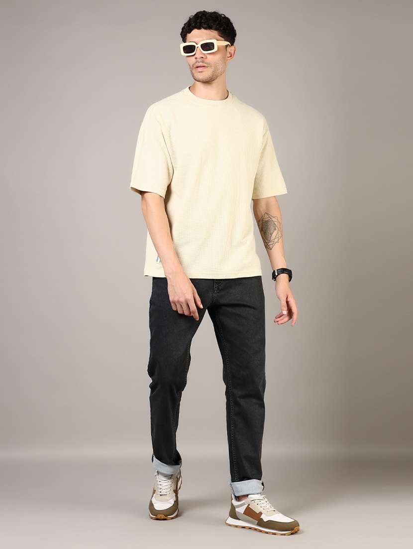 men solid short sleeve loose fit t-shirt - 21853898 -  Standard Image - 4