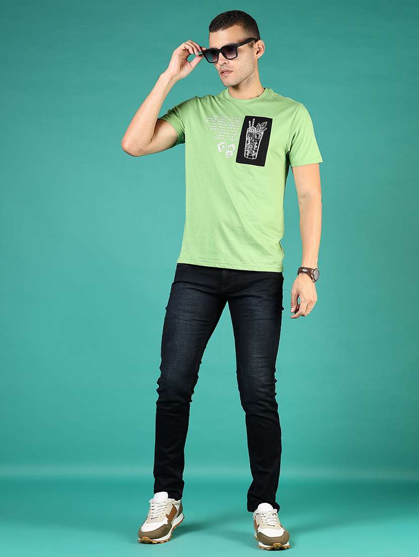 men printed short sleeve regular fit t-shirt - 21853912 -  Standard Image - 4