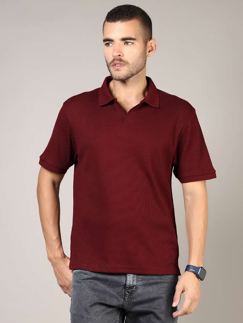men solid short sleeve regular fit polo t-shirt - 21853944 -  Standard Image - 1