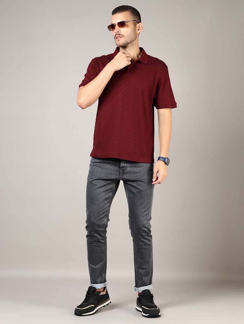 men solid short sleeve regular fit polo t-shirt - 21853944 -  Standard Image - 4