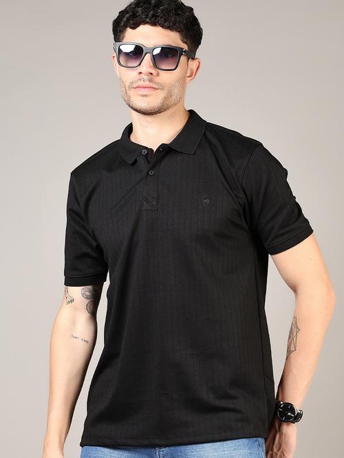 men solid short sleeve regular fit polo t-shirt - 21853976 - Standard Image - 0