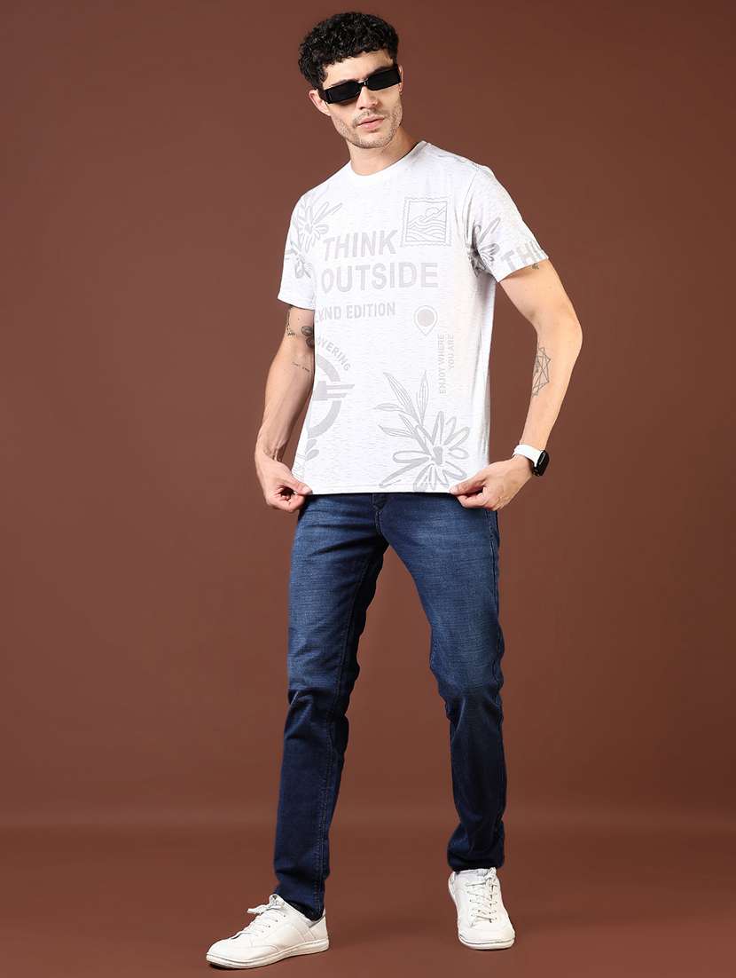 men printed short sleeve regular fit t-shirt - 21853990 -  Standard Image - 4