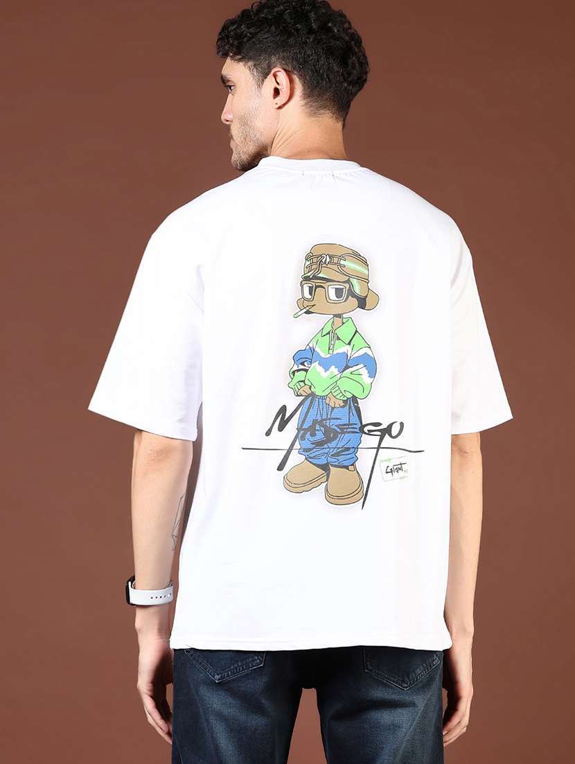 men white graphic short sleeve regular fit t-shirt