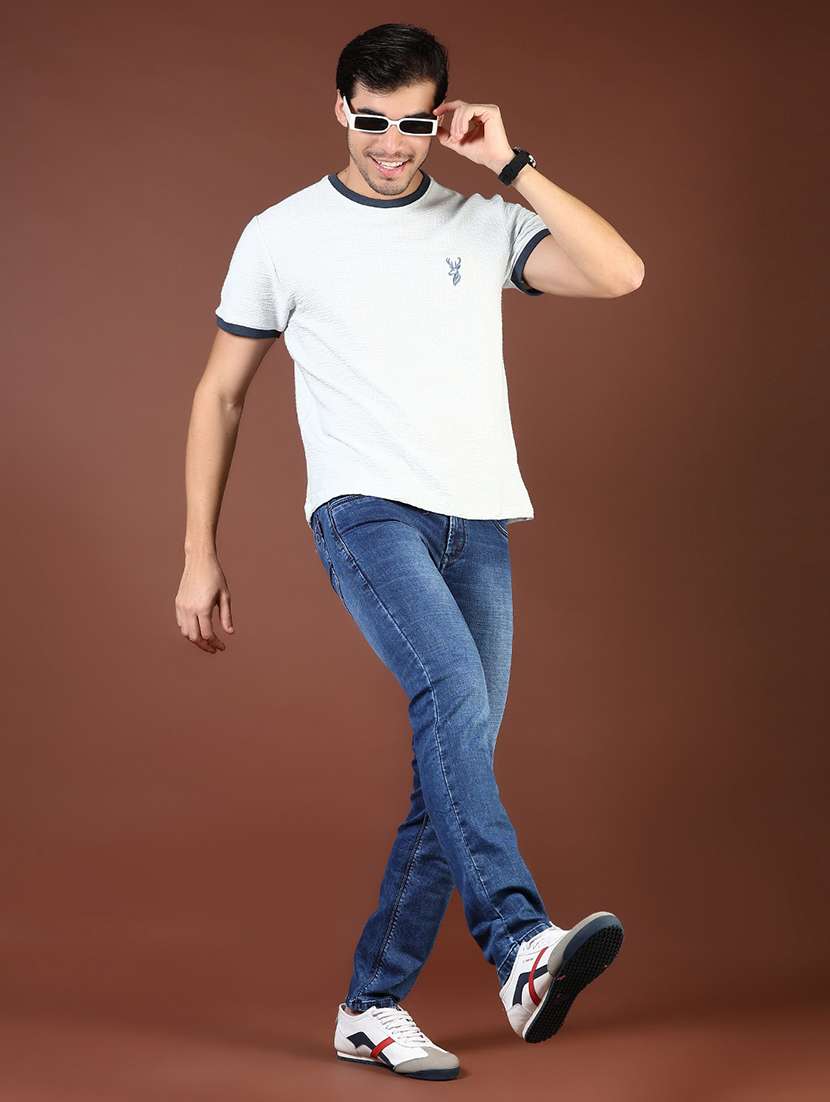 men solid short sleeve regular fit t-shirt - 21854005 -  Standard Image - 4