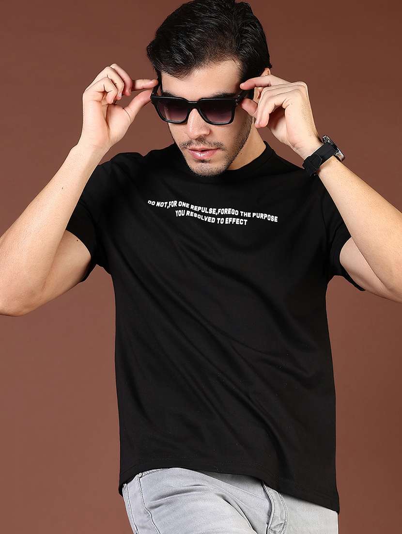 men printed short sleeve regular fit t-shirt - 21854023 -  Standard Image - 1