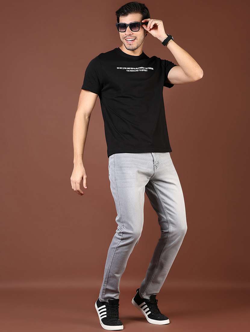 men printed short sleeve regular fit t-shirt - 21854023 -  Standard Image - 4