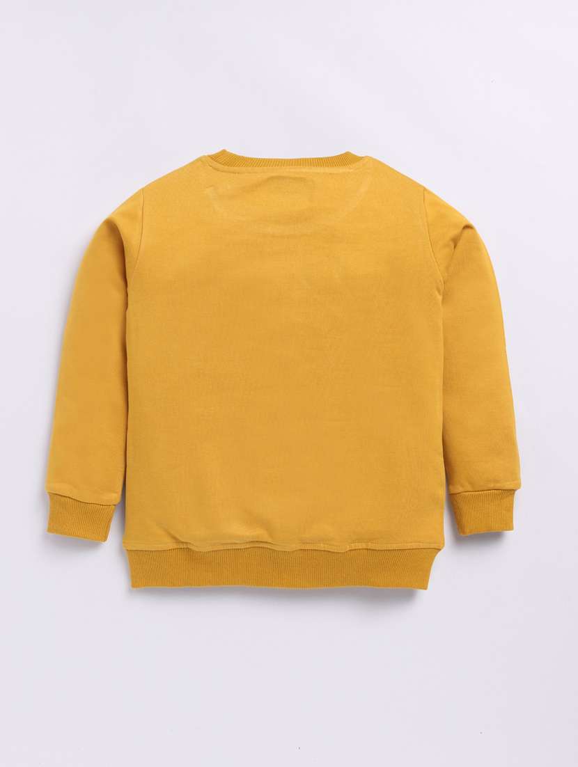 boys front print long sleeve sweatshirt - 21854134 -  Standard Image - 1