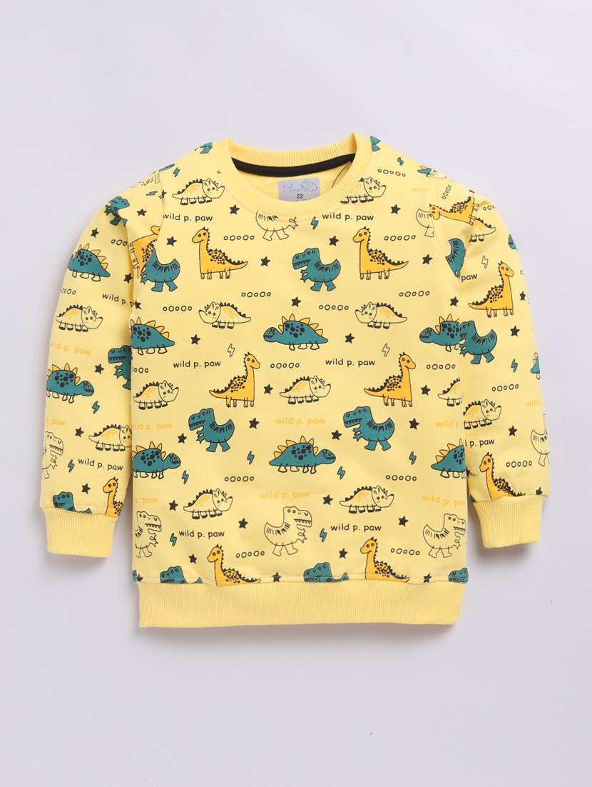 boys all over print long sleeve sweatshirt