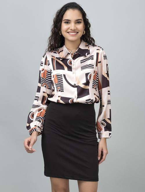 women solid long sleeves regular fit shirt - 21854193 - Standard Image - 0