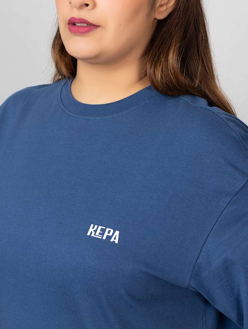 women solid t-shirt and trouser co-ord set - 21854367 -  Standard Image - 4