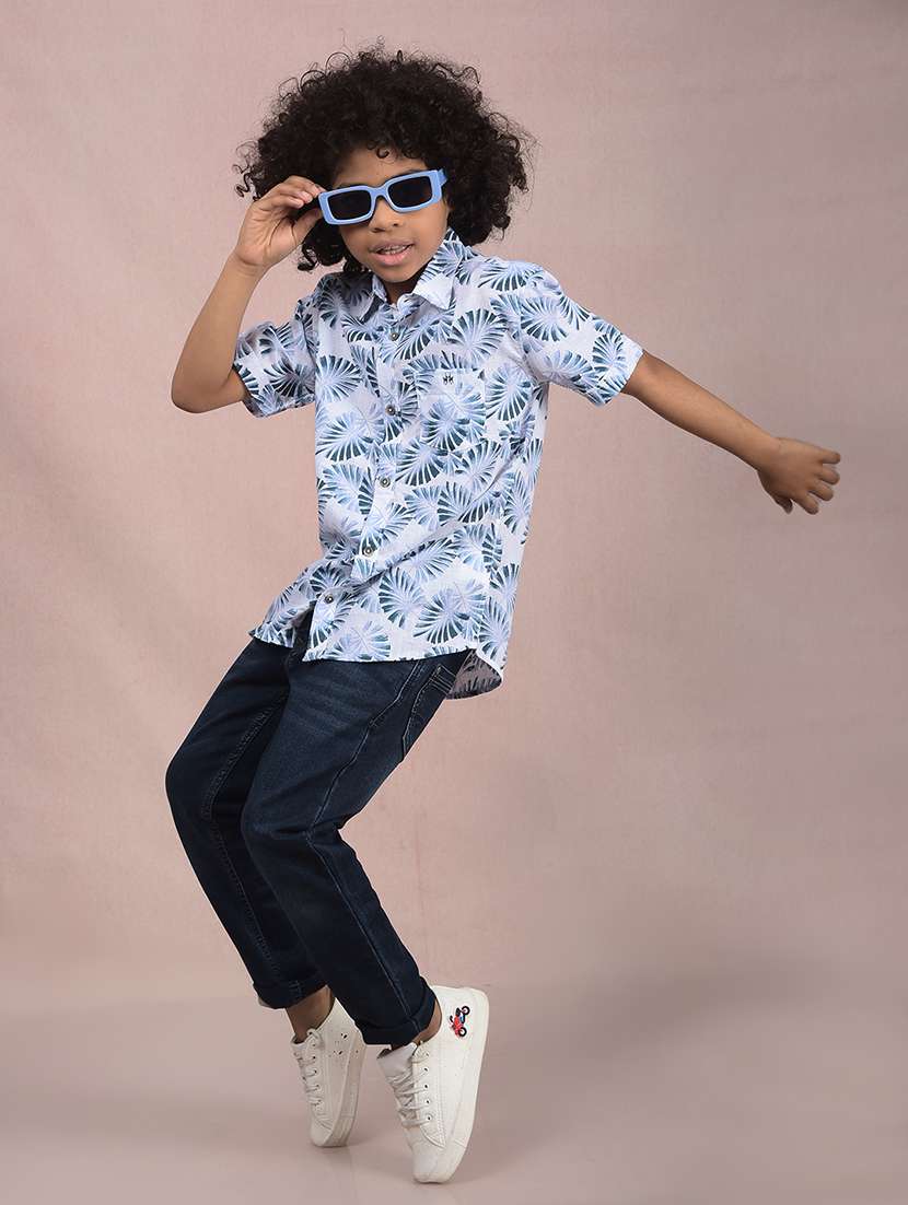 boys solid mid rise slim fit jean - 21854523 -  Standard Image - 6