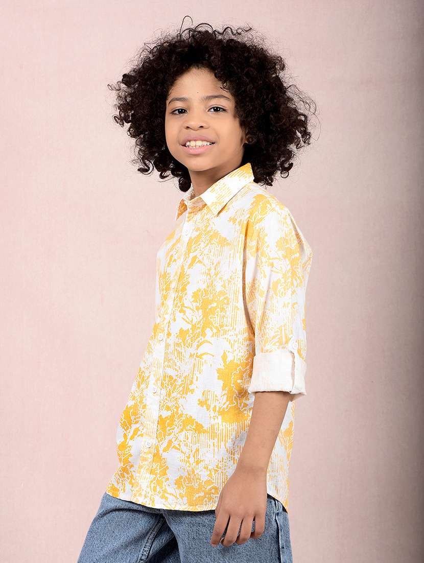boys printed long sleeve casual shirt - 21854542 -  Standard Image - 1