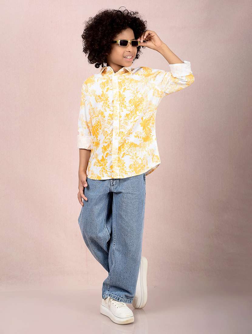 boys printed long sleeve casual shirt - 21854542 -  Standard Image - 6