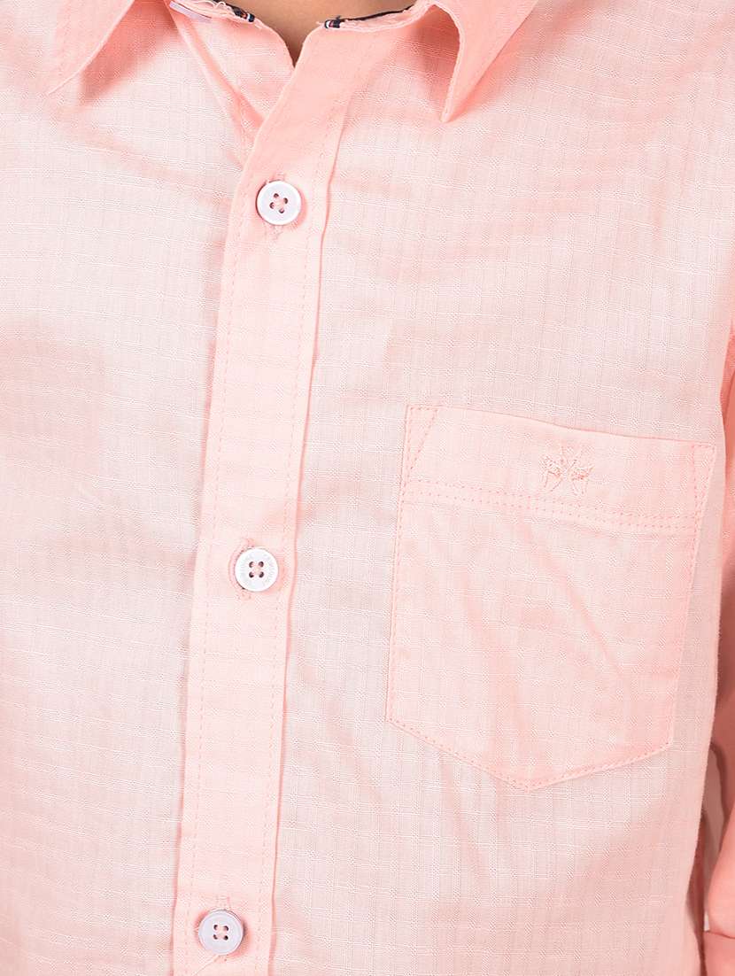 boys self design long sleeve casual shirt - 21854544 -  Standard Image - 4