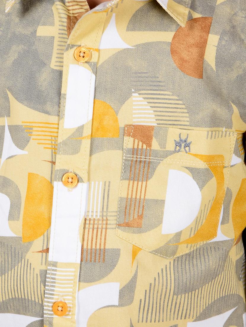 boys printed long sleeve casual shirt - 21854556 - Standard Image - 4