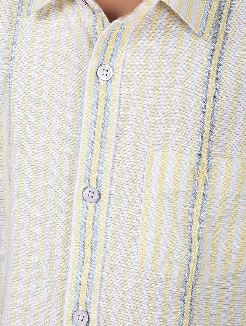 boys striped long sleeve casual shirt - 21854558 -  Standard Image - 4