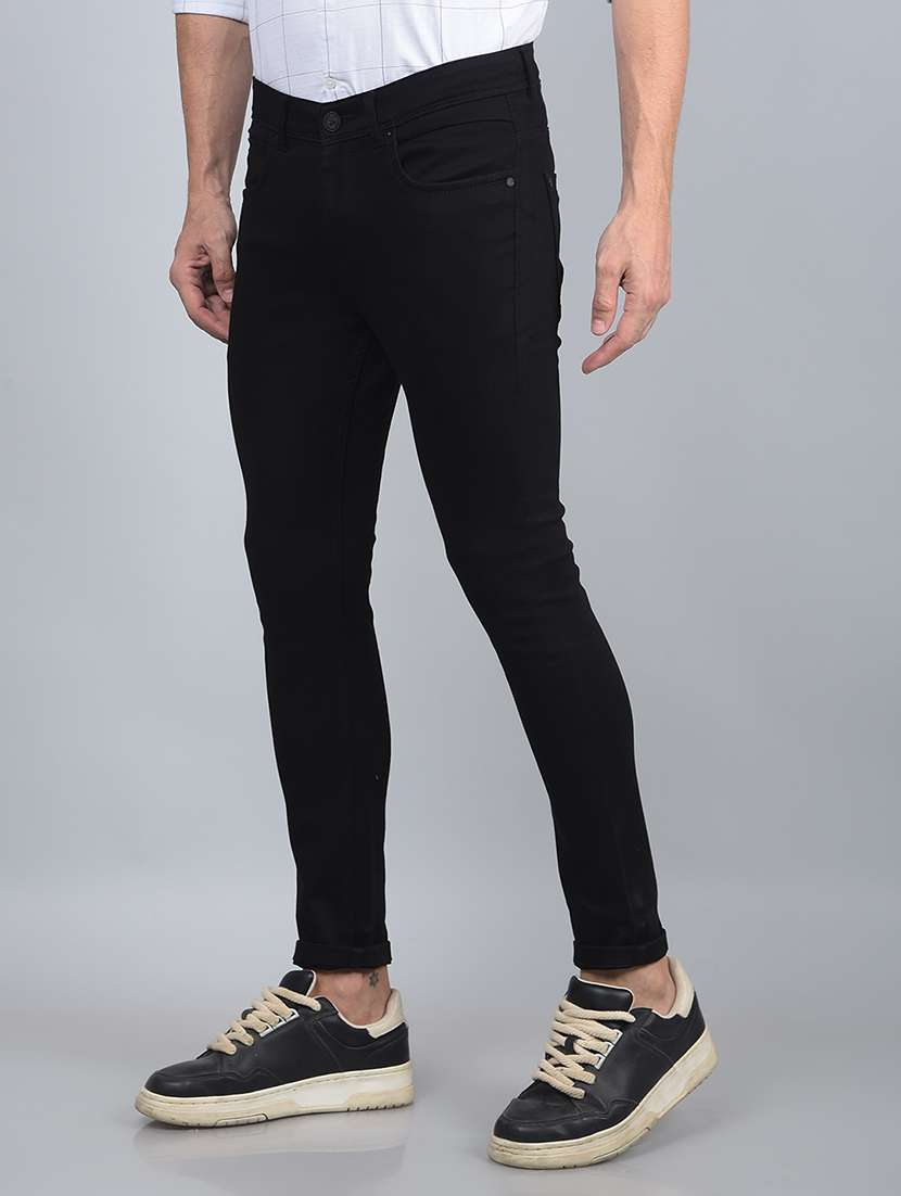 men mid rise full length denim jeans - 21854574 -  Standard Image - 1