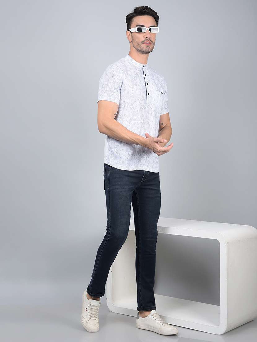 men mid rise full length denim jeans - 21854576 -  Standard Image - 6