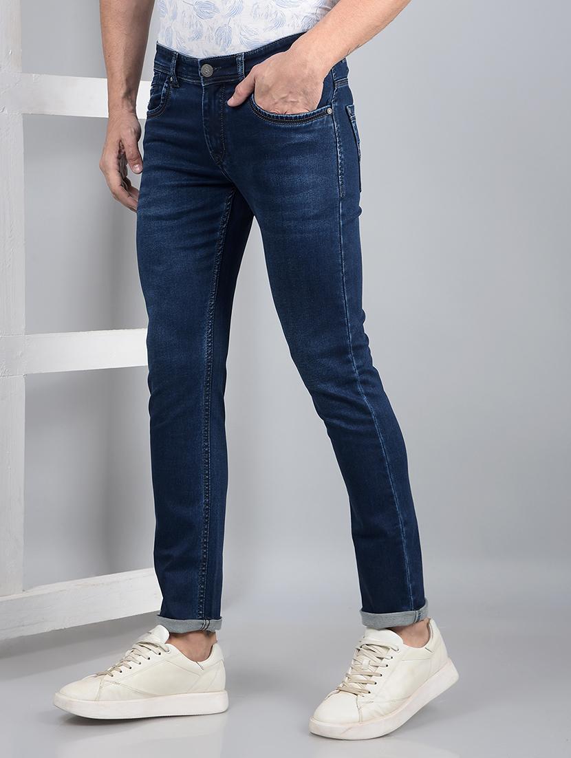 men mid rise full length denim jeans - 21854577 -  Standard Image - 1