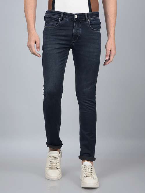 men mid rise full length denim jeans - 21854578 -  Standard Image - 0