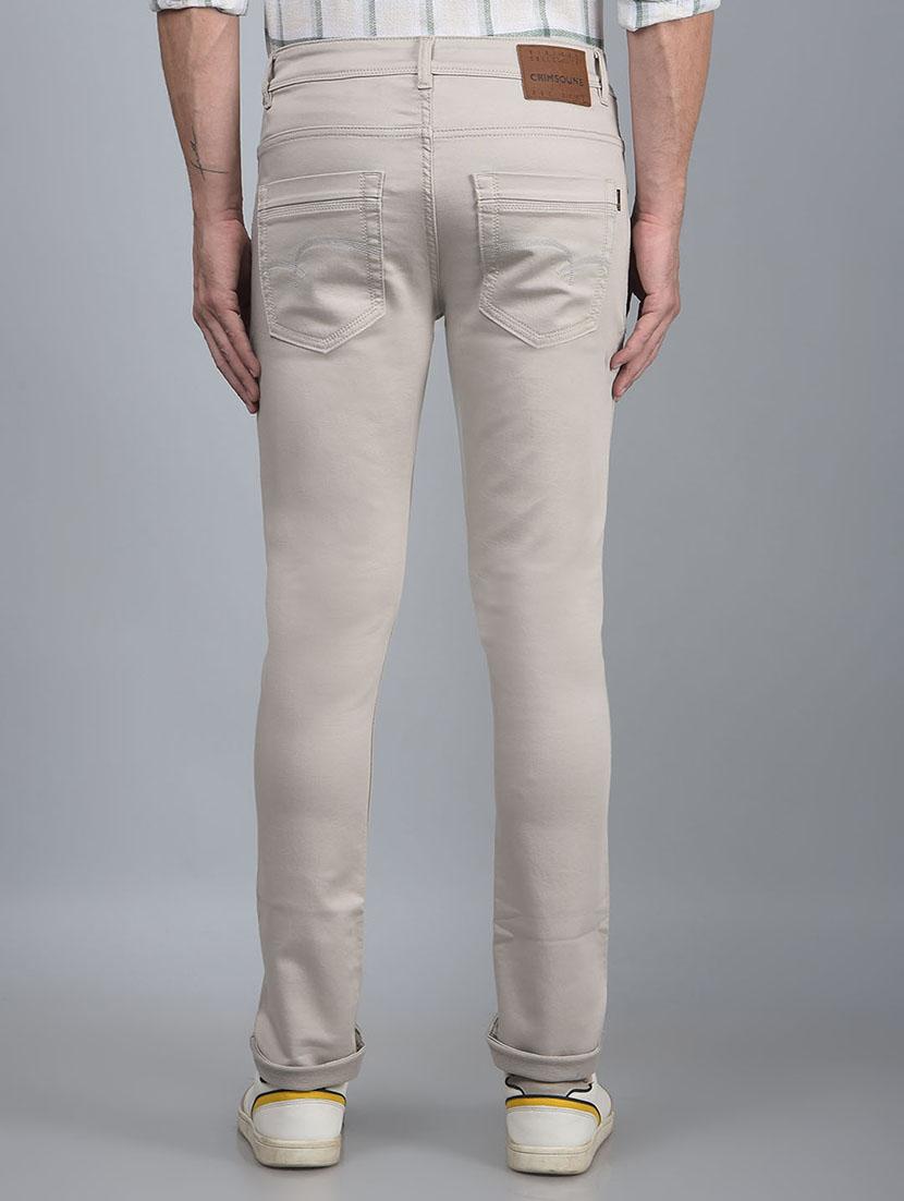 men mid rise full length denim jeans - 21854581 - Standard Image - 4