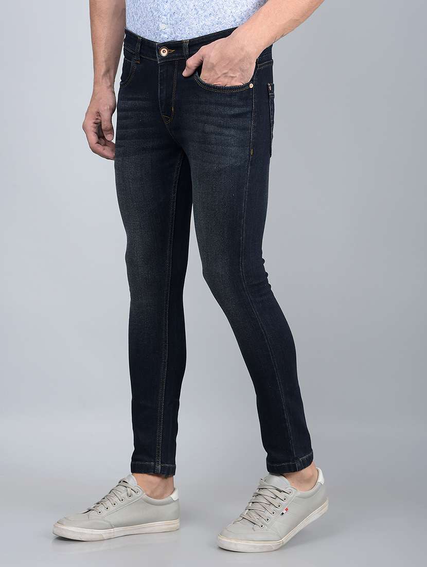 men mid rise ankle length denim jeans - 21854585 -  Standard Image - 1