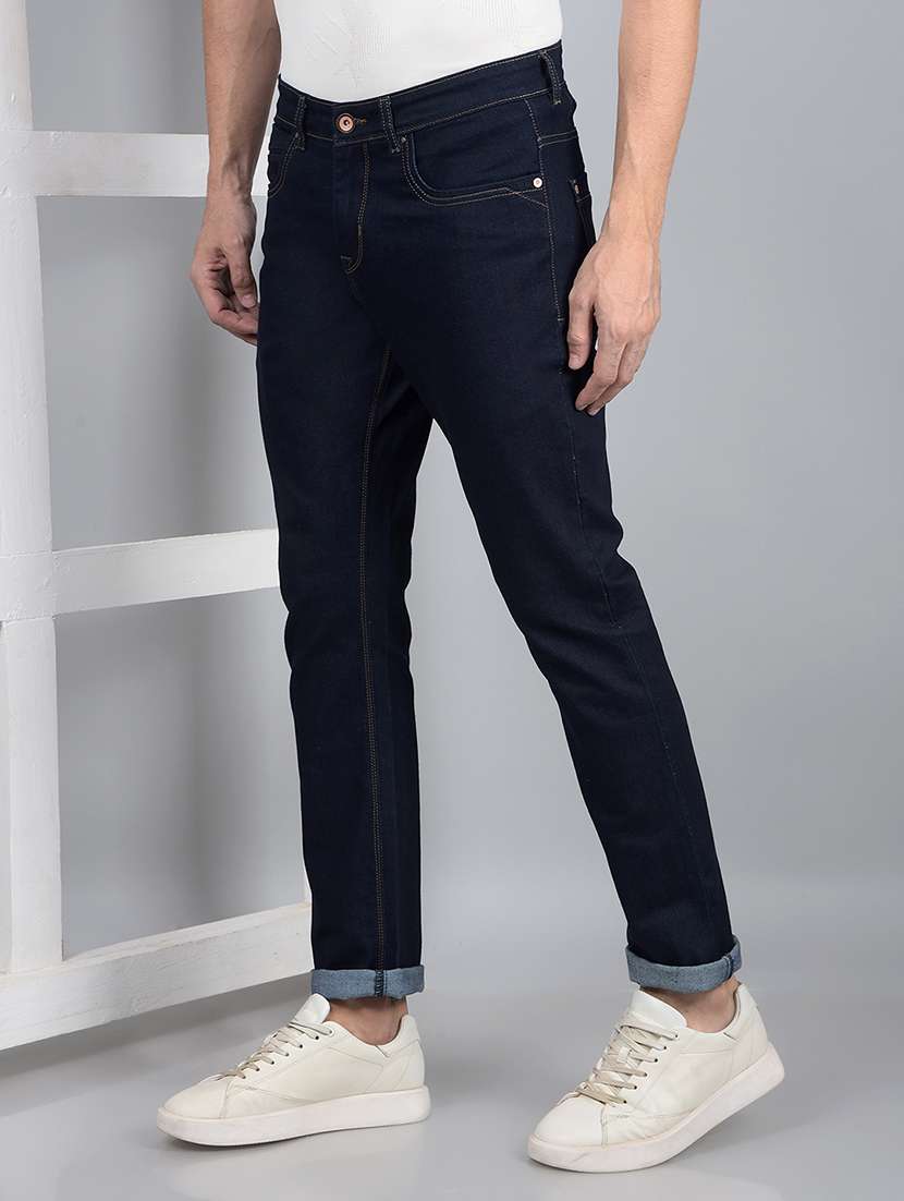 men mid rise full length denim jeans - 21854586 -  Standard Image - 1