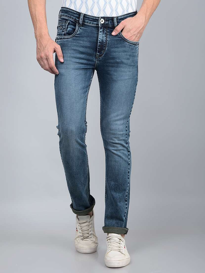 men mid rise ankle length denim jeans - 21854593 - Zoom Image - 0