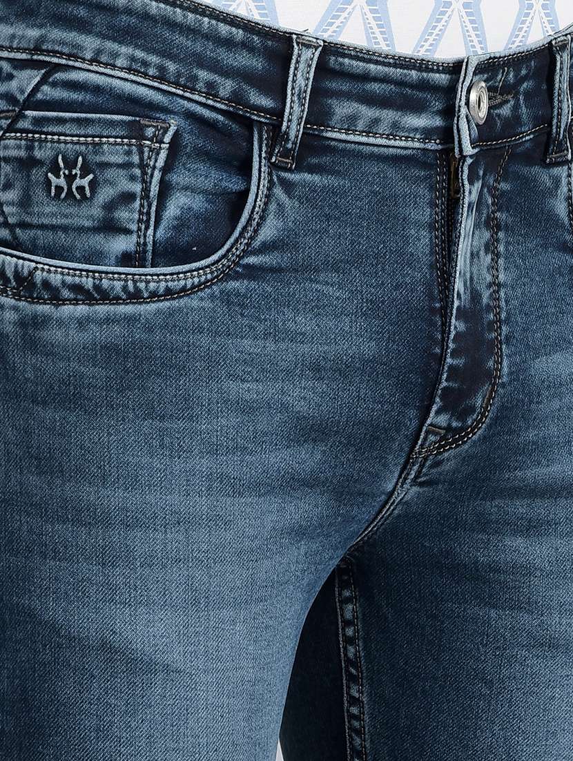 men mid rise ankle length denim jeans - 21854593 - Standard Image - 4