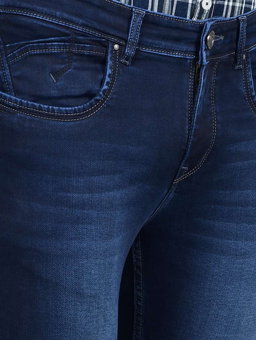 men mid rise full length denim jeans - 21854594 -  Standard Image - 4