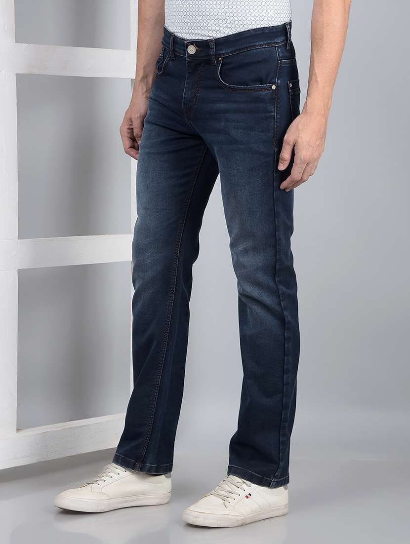 men mid rise full length denim jeans - 21854596 -  Standard Image - 1