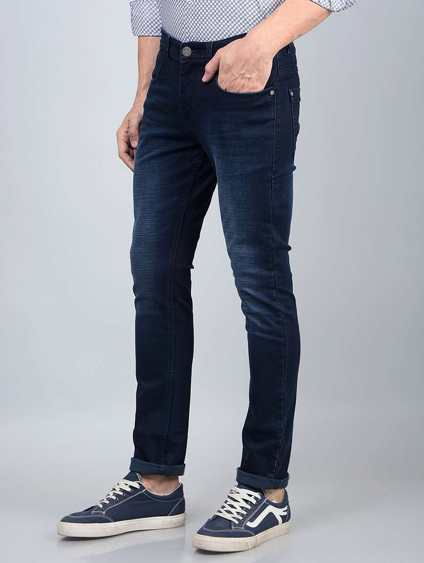 Men Mid Rise Full Length Denim Jeans - 21854598 -  Standard Image - 1