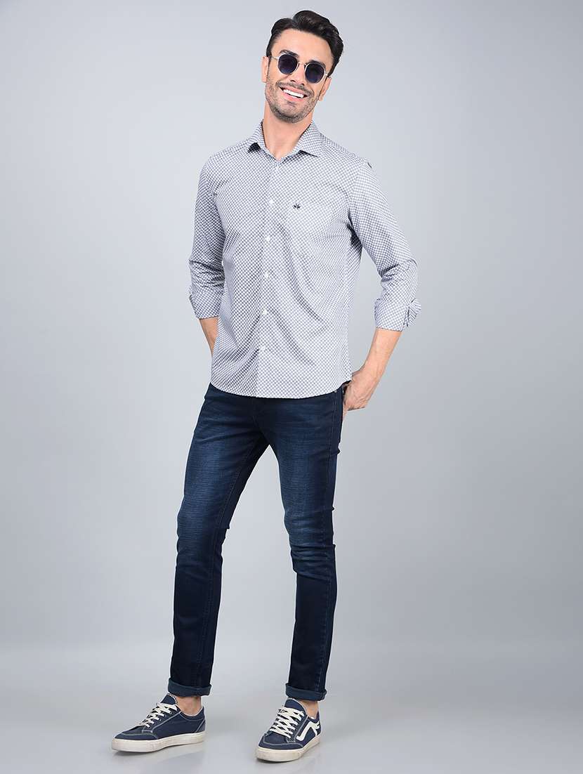 Men Mid Rise Full Length Denim Jeans - 21854598 -  Standard Image - 6