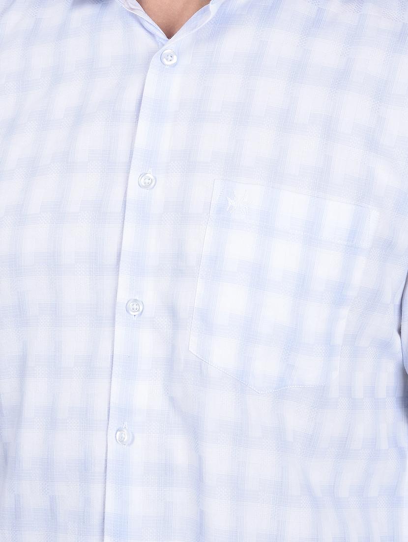 men checked long sleeve slim fit casual shirt - 21854714 - Standard Image - 4