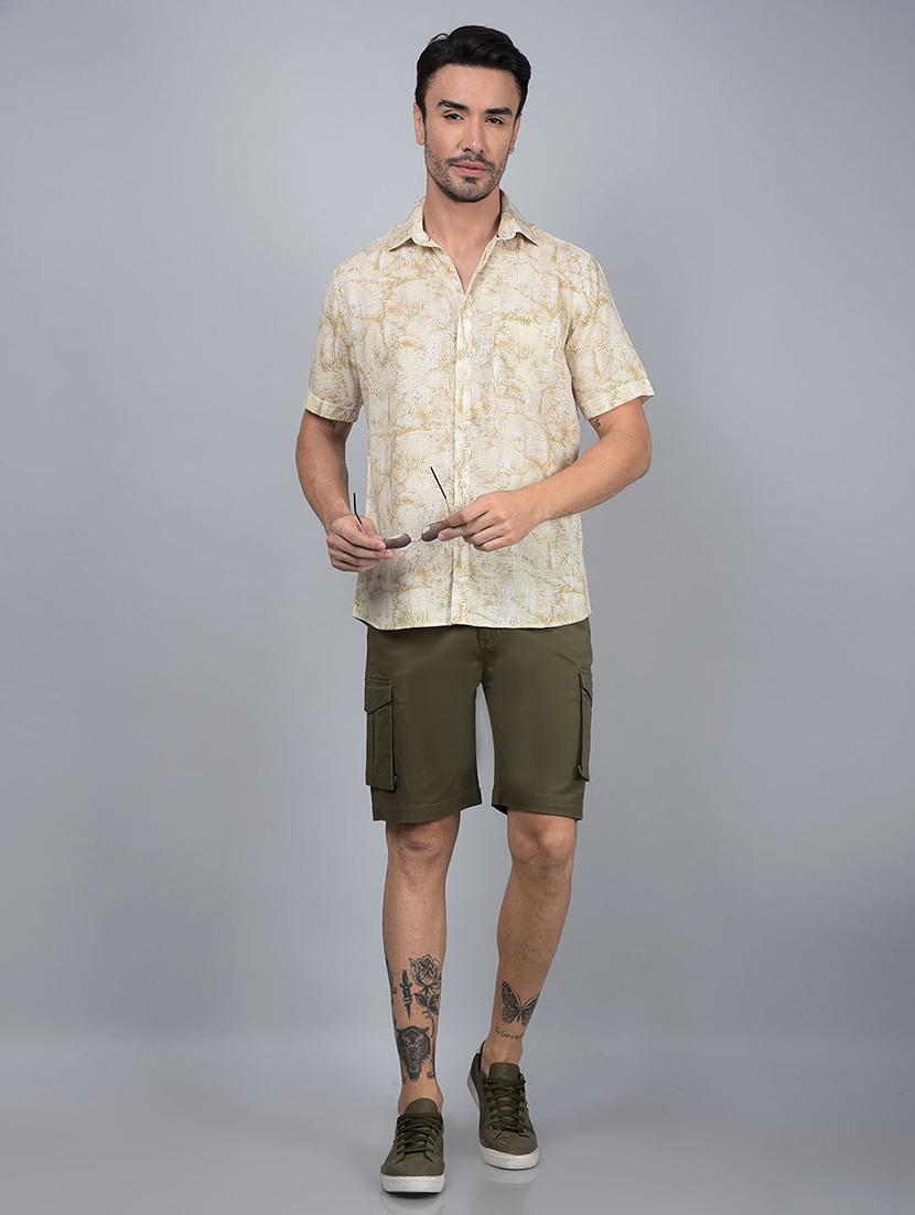 men solid mid rise shorts - 21854755 - Standard Image - 6