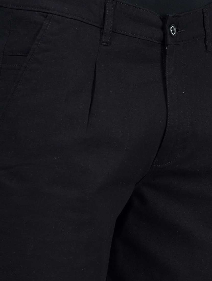 men solid mid rise shorts - 21854757 -  Standard Image - 4